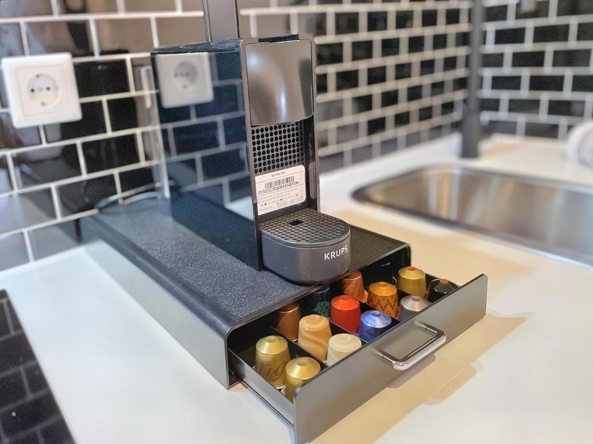 Milpau Recklinghausen1 - Modernes Und Zentrales Premium-Apartment Mit Queensize-Bett, Netflix, Nespresso, Smart-Tv Und Privatparkplatz 외부 사진